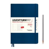 Leuchtturm1917 Еженедельник-блокнот на 2023 год, Soft Cover, неделя на странице, Navy (темно-синий) А5 Medium Leuchtturm1917 Еженедельник-блокнот на 2023 год, Soft Cover, неделя на странице, Navy (темно-синий) А5 Medium