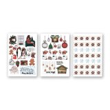 Christmas. Комплект из 3-х листов виниловых наклеек А6 Christmas. Комплект из 3-х листов виниловых наклеек А6