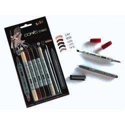 Copic Ciao Набор маркеров 6 цветов Manga 5 (x6) Copic Ciao Набор маркеров 6 цветов Manga 5 (x6)