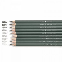 Набор чёрнографитовых карандашей Bruno Visconti GraphixPro 2H-6B (9 шт.) Набор чёрнографитовых карандашей Bruno Visconti GraphixPro 2H-6B (9 шт.)