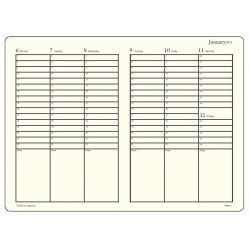 Leuchtturm1917 Еженедельник на 2014 год, неделя на развороте (вертикальный) (Распродажа) Pocket