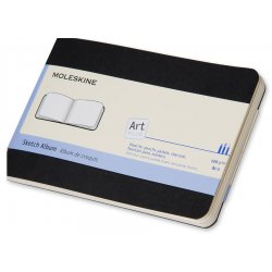 Записная книжка Moleskine Cahier (для рисунков), Pocket, черная