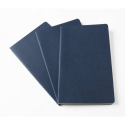 Записная книжка Moleskine Cahier (в линейку, 3 шт.), XLarge, синяя Записная книжка Moleskine Cahier (в линейку, 3 шт.), XLarge, синяя