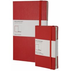 Записная книжка Moleskine Classic (с кармашками), Large, красная Записная книжка Moleskine Classic (с кармашками), Large, красная