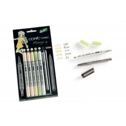 Copic Ciao Набор маркеров 6 цветов Manga 6 (x6) Copic Ciao Набор маркеров 6 цветов Manga 6 (x6)