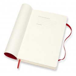 Moleskine Ежедневник Classic Soft (2019), Large, красный