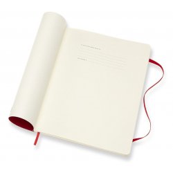 Moleskine Еженедельник Classic Soft WKNT (2019), XLarge, красный