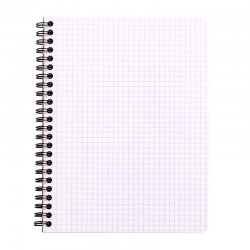 Rhodia Classic черная тетрадь на спирали (в клетку)  A5