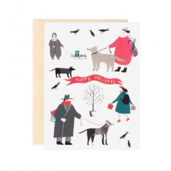 Открытка "Happy Holidays. White" C6 Открытка "Happy Holidays. White" C6