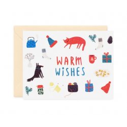 Открытка "Warm Wishes" C6 Открытка "Warm Wishes" C6