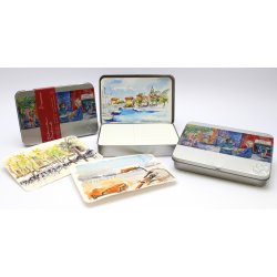 Hahnemuhle Watercolour Postcards набор открыток в жестяной коробочке А6 Hahnemuhle Watercolour Postcards набор открыток в жестяной коробочке А6