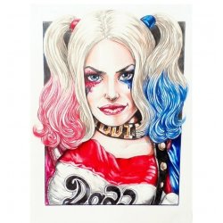 Harley Quinn №1. Одиночная наклейка А6 Harley Quinn №1. Одиночная наклейка А6