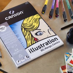Canson Illustration — склейка для графики (комиксы, манга) A4 Canson Illustration — склейка для графики (комиксы, манга) A4