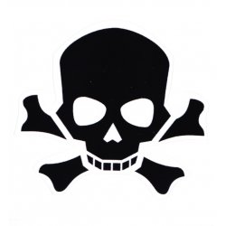 Skull №24. Одиночная наклейка А6 Skull №24. Одиночная наклейка А6