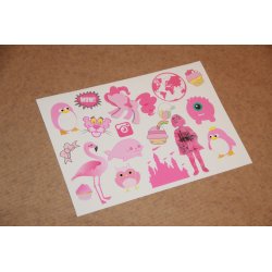 PINK. Лист виниловых наклеек А4 PINK. Лист виниловых наклеек А4