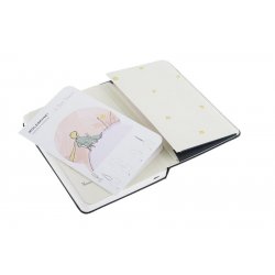 Записная книжка Moleskine Le Petit Prince (нелинованная), Pocket, черная Записная книжка Moleskine Le Petit Prince (нелинованная), Pocket, черная