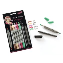 Copic Ciao Набор маркеров 6 цветов Manga 3 (x6) Copic Ciao Набор маркеров 6 цветов Manga 3 (x6)