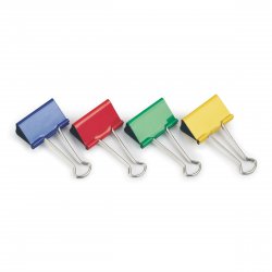Rapesco Зажим FOLDBACK CLIPS 32 мм (х10), ассорти