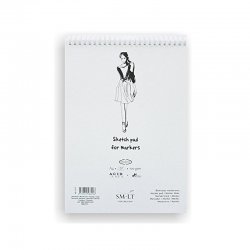 SMLT Скетчбук Sketch Pad For Markers на спирали А4 SMLT Скетчбук Sketch Pad For Markers на спирали А4