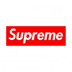 Supreme. Одиночная наклейка А6 Supreme. Одиночная наклейка А6