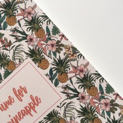 Lol&Kek Скетчбук Tropical 20х20 см - Pineapple Lol&Kek Скетчбук Tropical 20х20 см - Pineapple