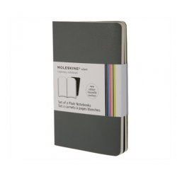 Записная книжка Moleskine Volant (нелинованная, 2 шт.), Pocket, серая Записная книжка Moleskine Volant (нелинованная, 2 шт.), Pocket, серая