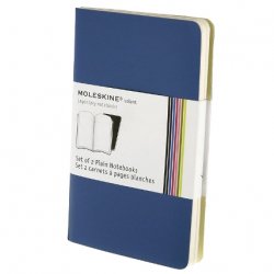 Записная книжка Moleskine Volant (нелинованная, 2 шт.), Pocket, синяя Записная книжка Moleskine Volant (нелинованная, 2 шт.), Pocket, синяя