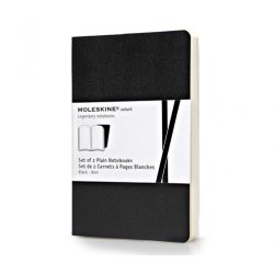Записная книжка Moleskine Volant (нелинованная, 2 шт.), Pocket, черная Записная книжка Moleskine Volant (нелинованная, 2 шт.), Pocket, черная