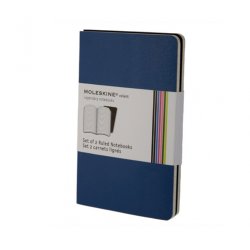 Записная книжка Moleskine Volant (в линейку, 2 шт.), Pocket, синяя Записная книжка Moleskine Volant (в линейку, 2 шт.), Pocket, синяя