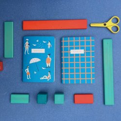 Red Wooden Flag Beach А6 Red Wooden Flag Beach А6